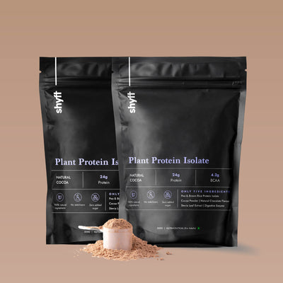 Plant Protein Isolate: Natural Cocoa (Pack of 2) - Shyft
