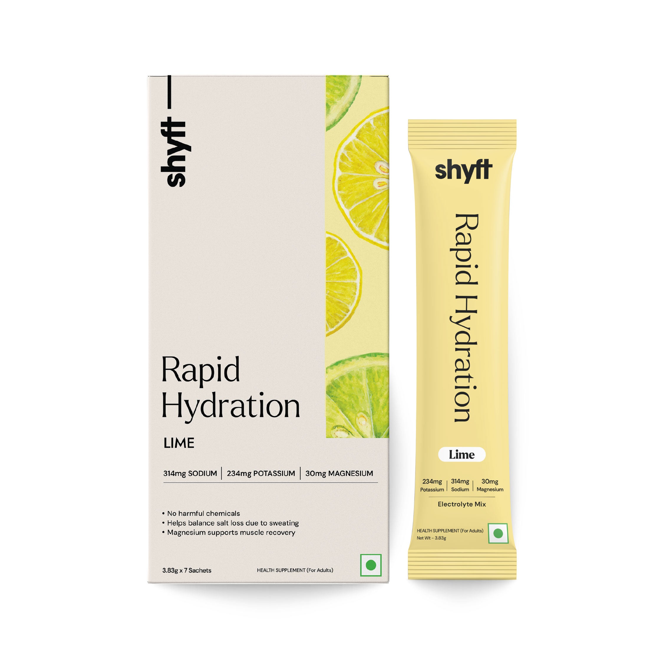 Rapid Hydration - Lime (7 Sachets)