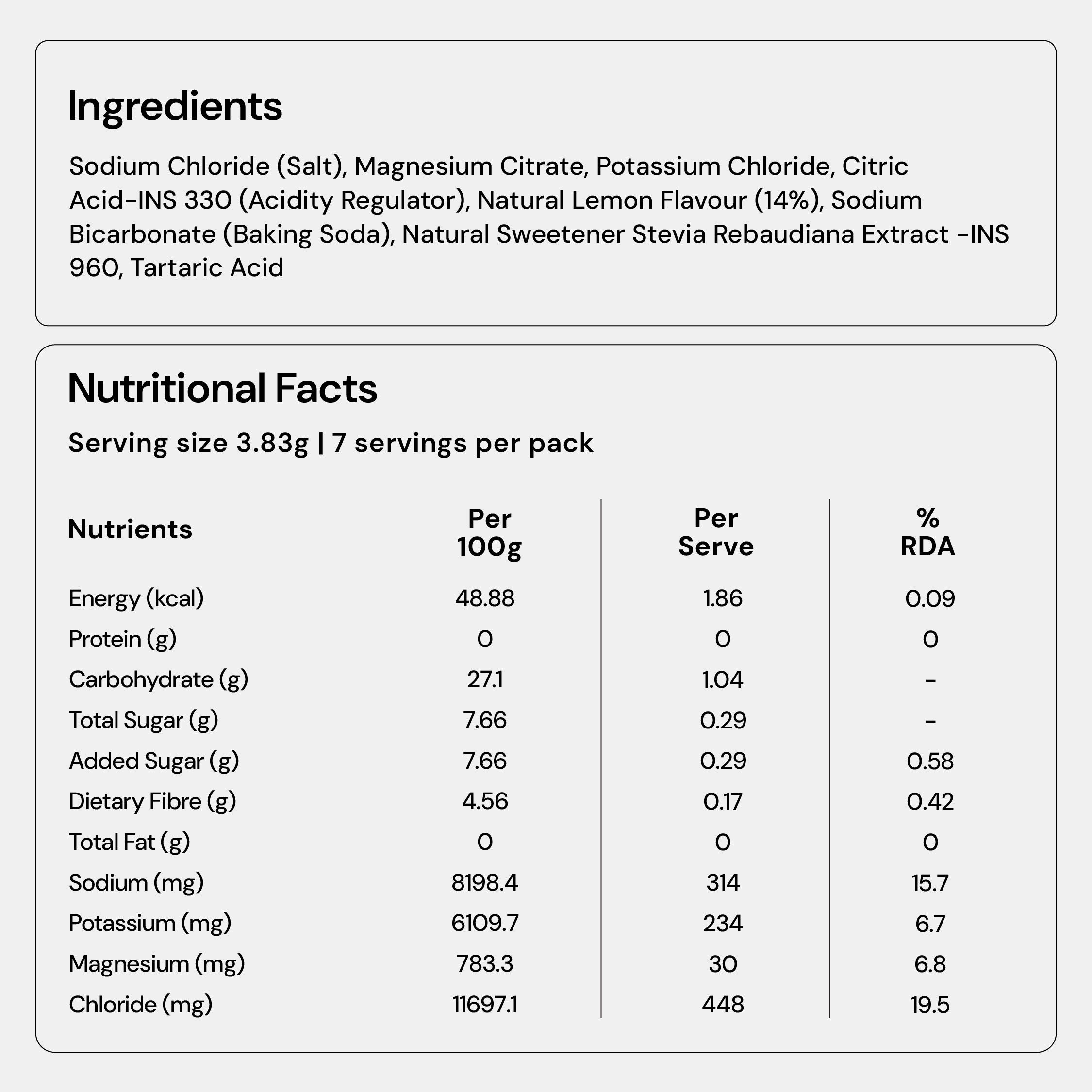 Rapid Hydration - Lime (7 Sachets)