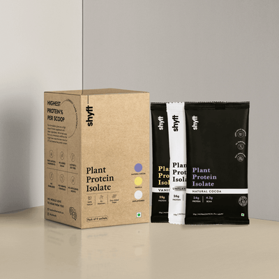 Plant Protein Isolate: Flavour Sampler Travel Pack (9 x Single Serve Sachets) - Shyft
