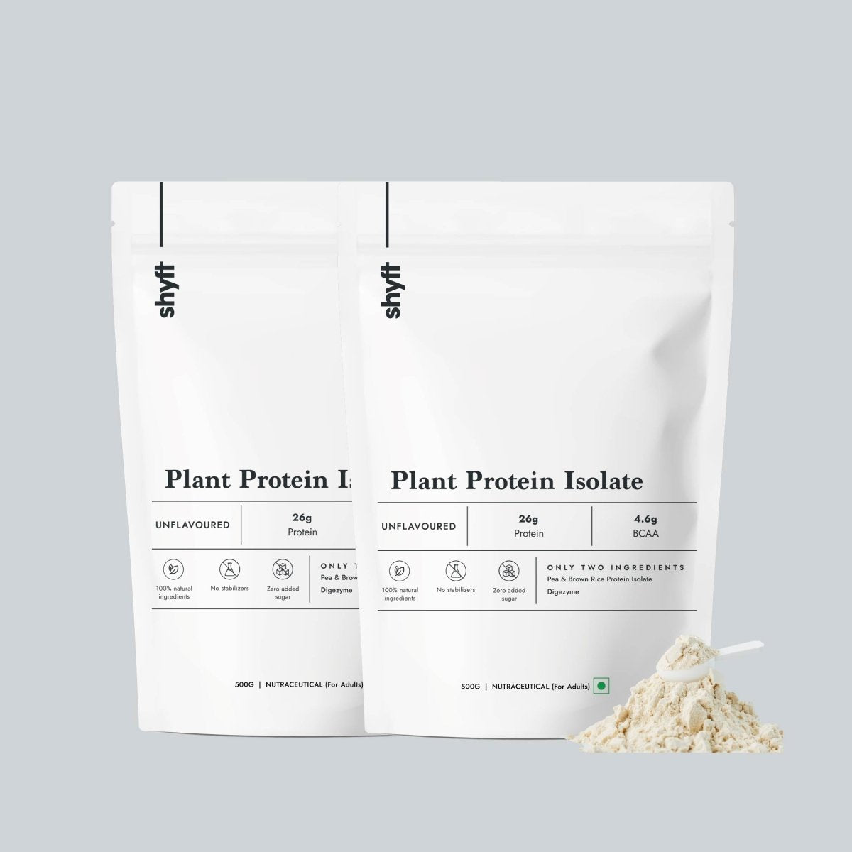 Plant Protein Isolate: Unflavoured (Pack of 2) - Shyft