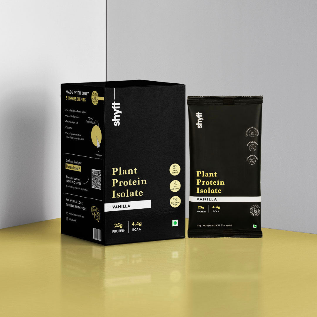 Plant Protein Isolate: Vanilla Travel Pack (7 X Single Serve Sachets) - Shyft