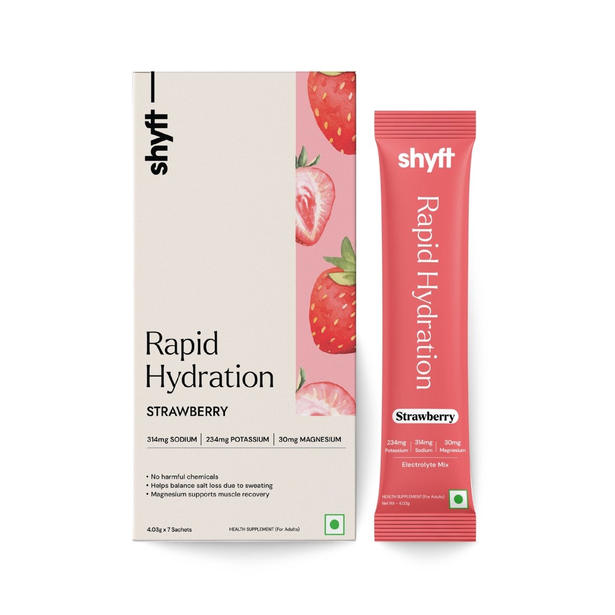 Rapid Hydration - Strawberry (7 Sachets) - Shyft