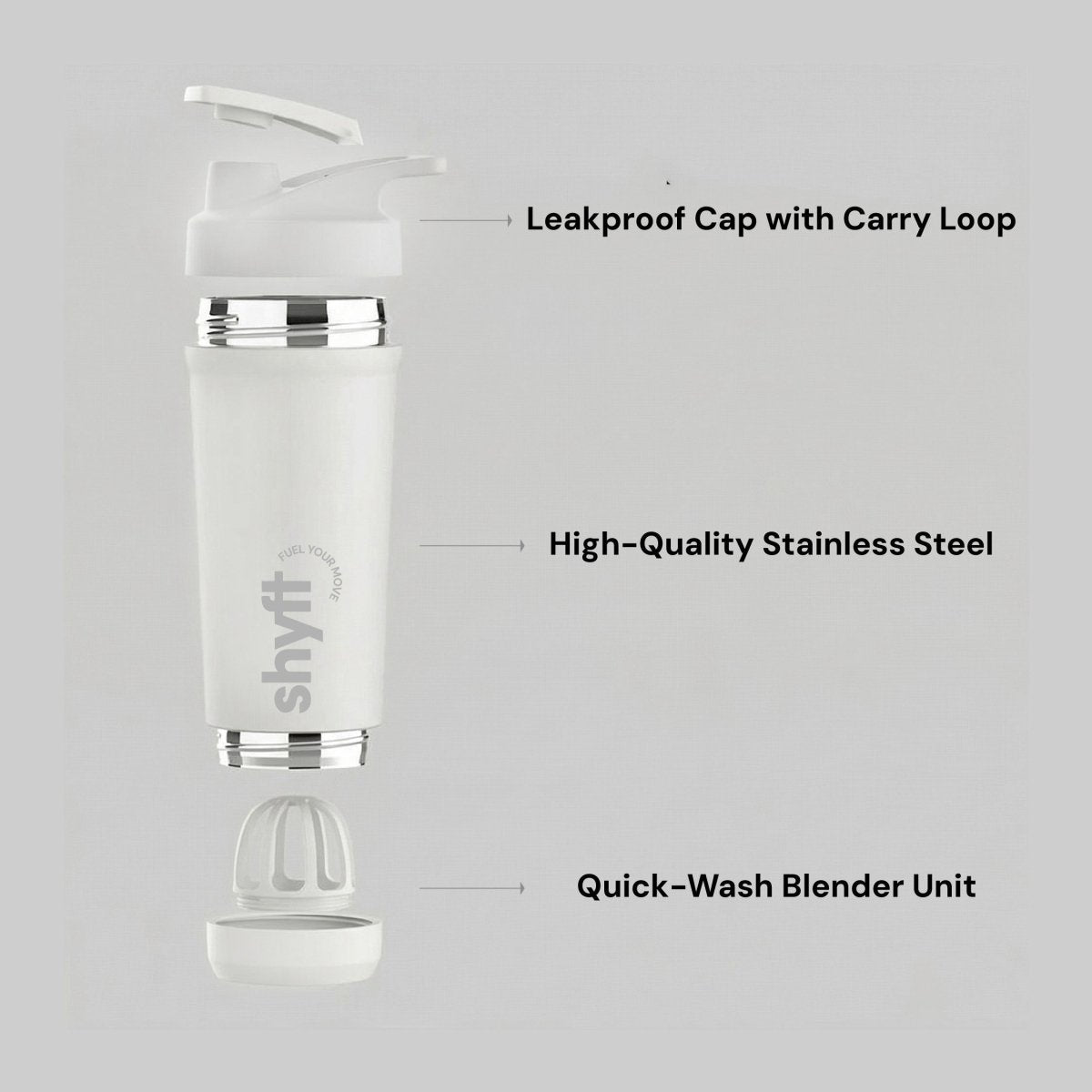 Shyft Stainless Steel Shaker - Shyft