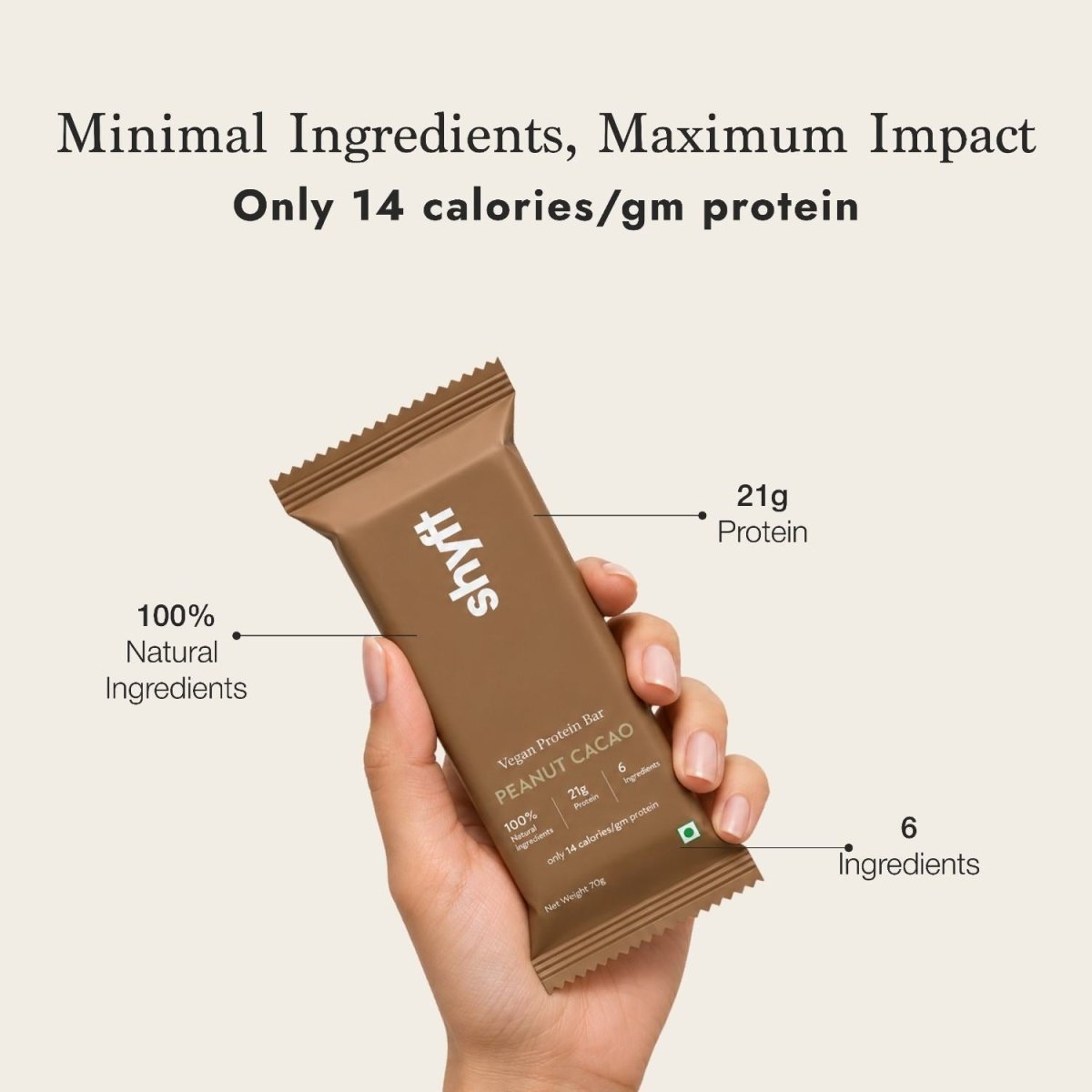Shyft Vegan Protein Bar: 3 flavours - Shyft