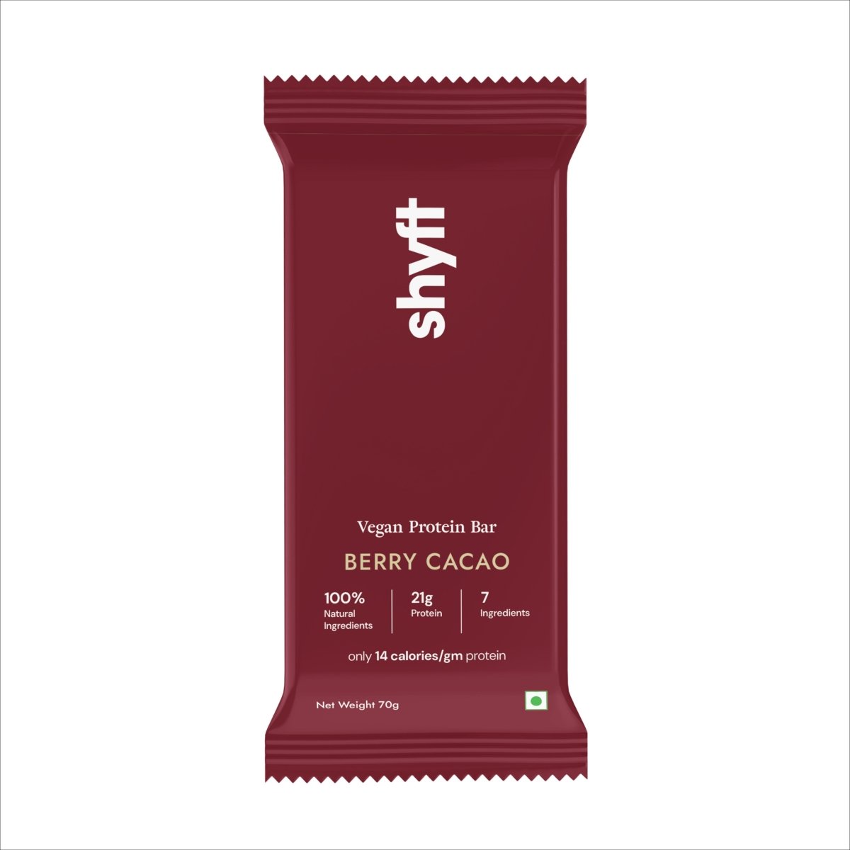 Shyft Vegan Protein Bar: Berry Cacao - Shyft